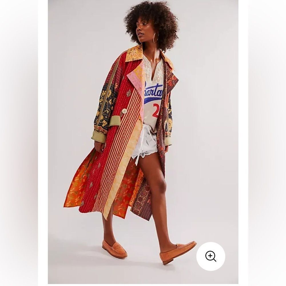 FREE PEOPLE Island Bright Duster size S - Picture 3 of 8